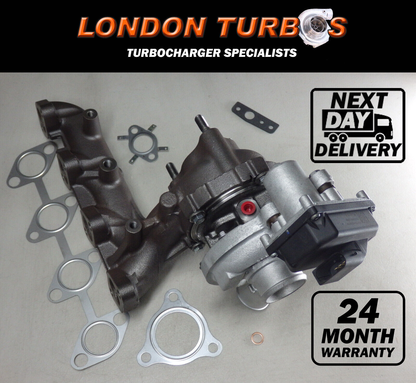 Hyundai / Kia 1.7CRDI 114HP-139HP 824168 28201-2A820 Turbocharger + Gaskets