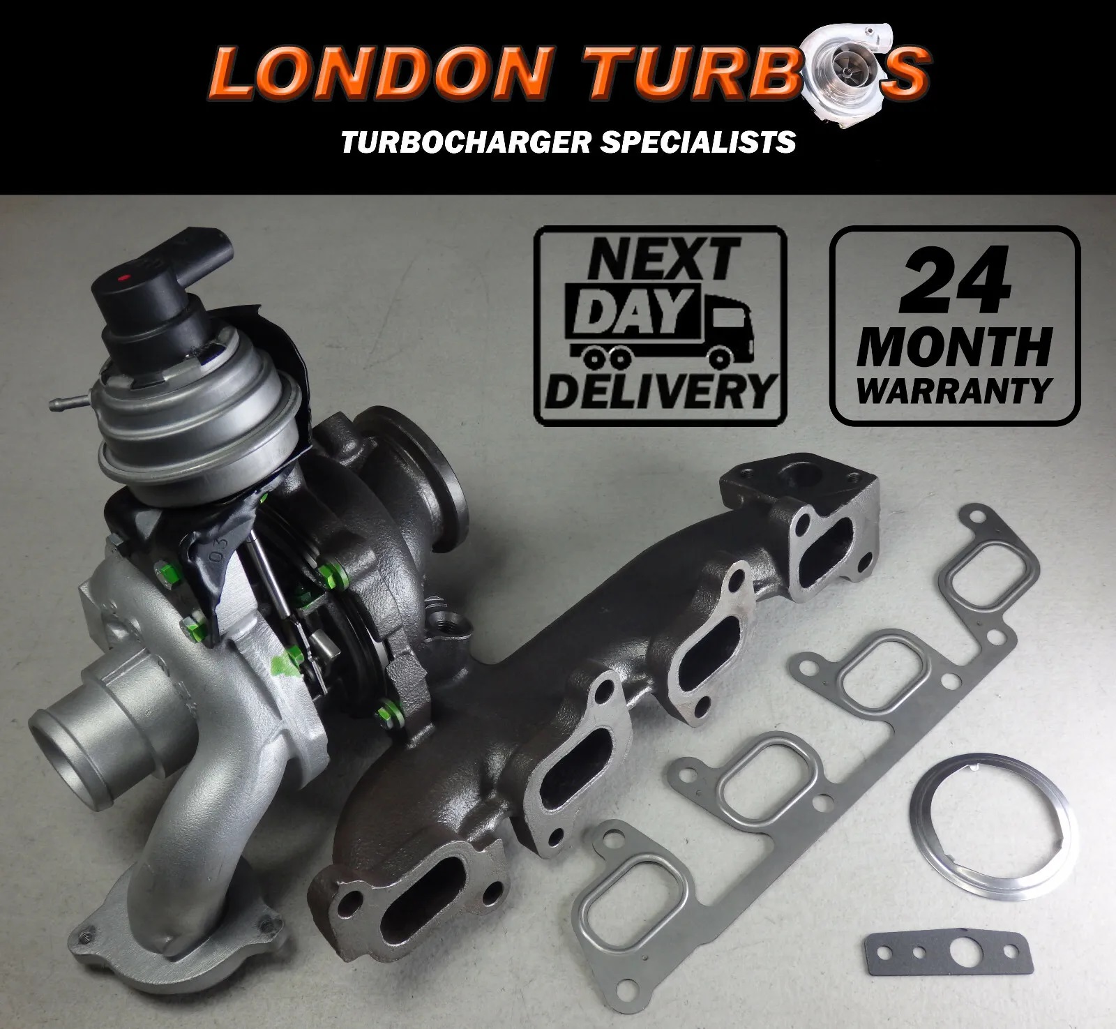 Volkswagen Crafter 2.0TDi 109-136HP 80-100KW 803955 Turbocharger + Gasket Set