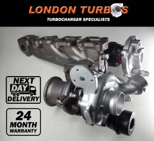 VW Amarok / Crafter 2.0Bi-TDI 140HP-103KW 53049700125 / 143 Twin Bi-Turbocharger